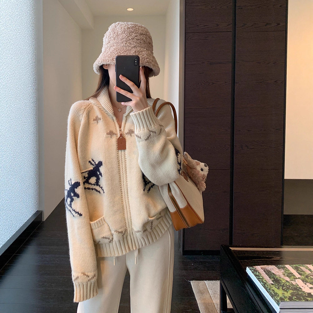 园园美衣◆氛围感重工提花慵懒范