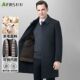 杉杉羊毛呢大衣外套男冬季 中长款 2026新款 可脱卸羽绒内胆爸爸冬装