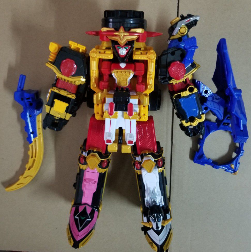 二手日本bandai 手里剑战队忍忍者 dx合体 手里剑神