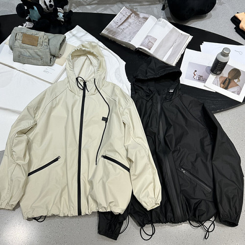 bobo1972新款夏休闲轻薄连帽防晒外套