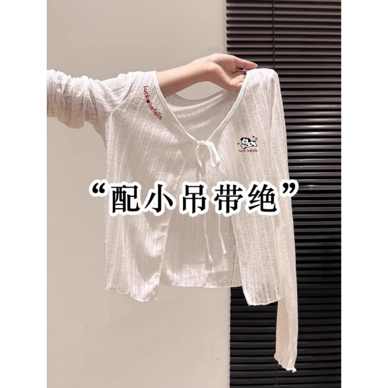 纯欲风防晒开衫T恤女长袖上衣