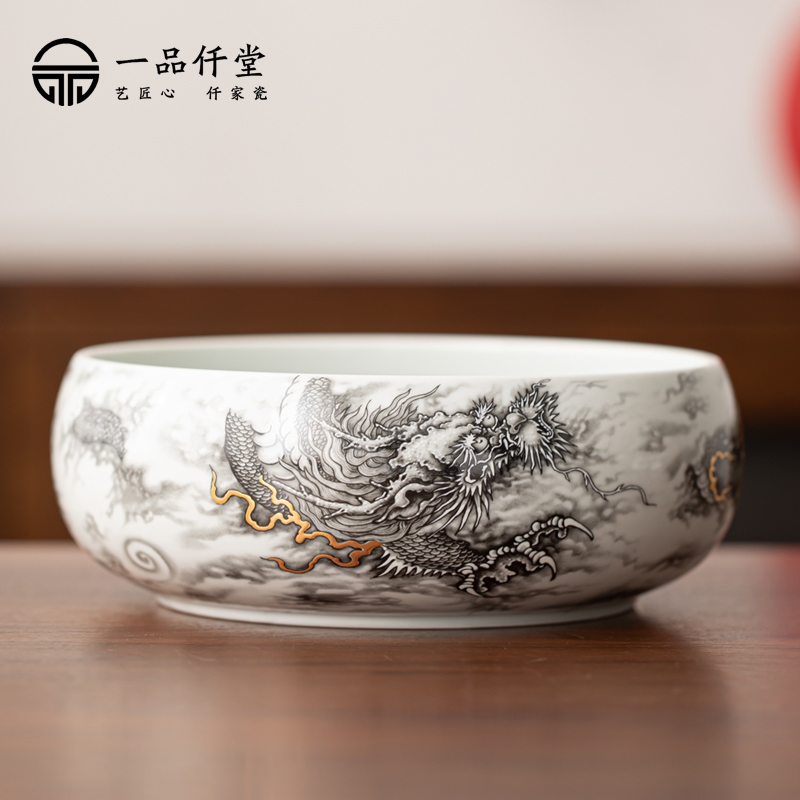 一品仟堂中式国潮创意茶洗缸