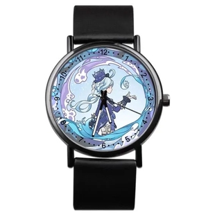 原神游戏周边魈珊瑚心海愚人众同款学生男女生指针式送礼石英手表