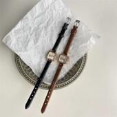 复古小方糖手表女夏季 小巧2021年新款 小众简约百搭迷你气质小表盘