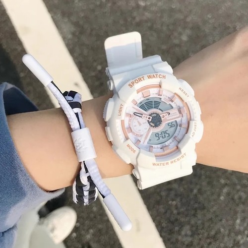 独角兽雾霾蓝手表女款学生电子表男款运动潮流初高中生漫威联名表