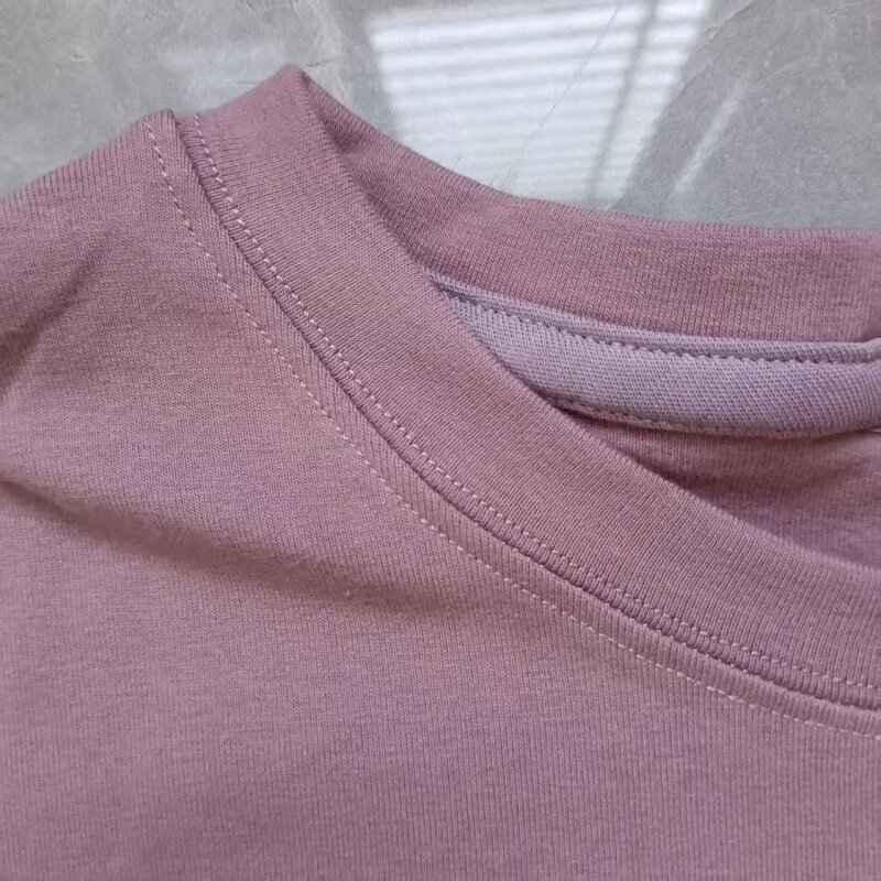 紫色系短袖女生夏季套头体恤衫宽松舒适学生上衣好看草莓款日常穿