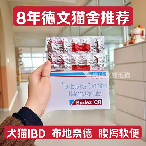 进口布地奈德猫狗IBD腹泻胶囊