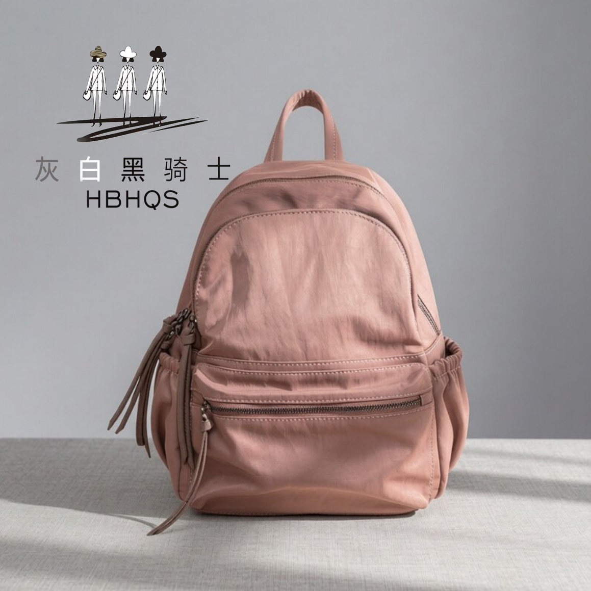 牛津布双肩包女2026年新款韩版百搭大容量防水尼龙帆布休闲背包女