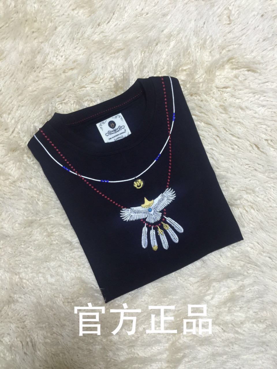 正品TCA The Clothing Animal Tee 高桥吾郎老鹰刺绣羽毛短袖T恤 男装 T恤 原图主图