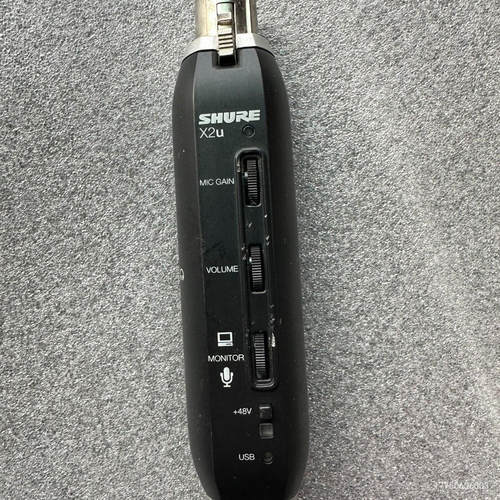 Shure/舒尔 X2u/MVX2U 旋钮被人为破坏，功能