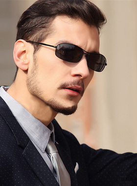墨镜时尚风窄框太阳眼镜明星同款
