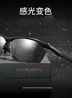 墨镜时尚风户外偏光变色太阳眼镜
