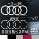 奥迪标贴纸A3A3LA4LA5A6LA7A7LQ2LQ3 2025款 Q5L侧裙车门LOGO车贴