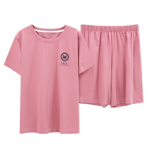 莫代尔睡衣女款夏季短袖短裤薄款夏天家居服运动2025新款休闲套装