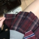 巧所 洛格裙 jk格裙校供感百褶裙红格百搭高腰半身裙格子裙jk制服