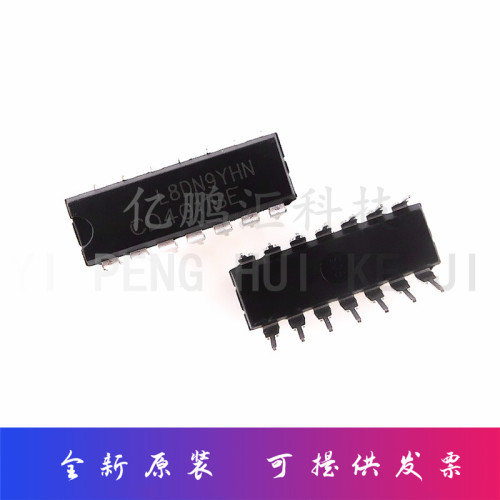 CD4011BE CD4011 四2输入端与非门逻辑芯片IC DIP-14 全新原装