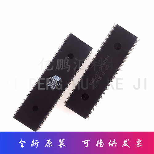 AT89S52-24PU AT89S52-24PI PC AU JU 8位闪存微控制器MCU DIP-40