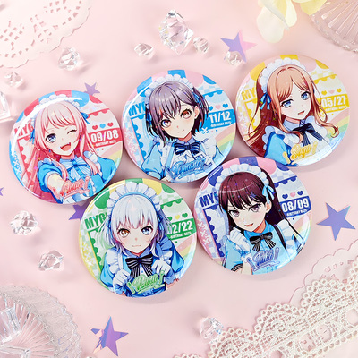 BanG Dream It's MyGO同人周边女仆装高松灯千早爱音徽章吧唧谷子