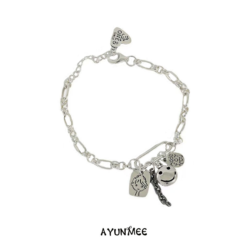 韩版银链手饰S925纯银手链