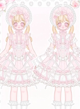 【意向金】玫瑰系列Lolita洋装日常轻lolita洋装连衣裙