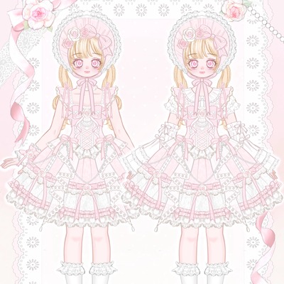 茶茶兔原创Lolita洋装连衣裙