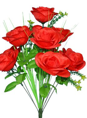 温馨花坊落地摆放仿真义乌绢花