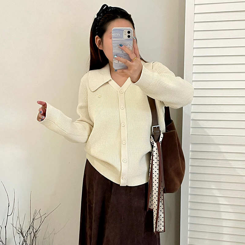 大码女装毛衣外套2025冬季新款