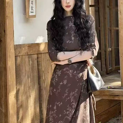【墨染星莓】法式气质连衣裙女夏季高端精致优雅长裙ZX6394