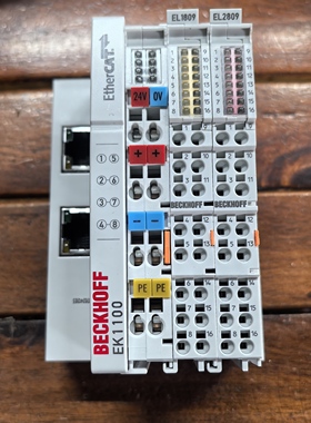 EK1100 EL1809 EL2809 EL9011现货促销原装二手BECKHOFF倍福模块