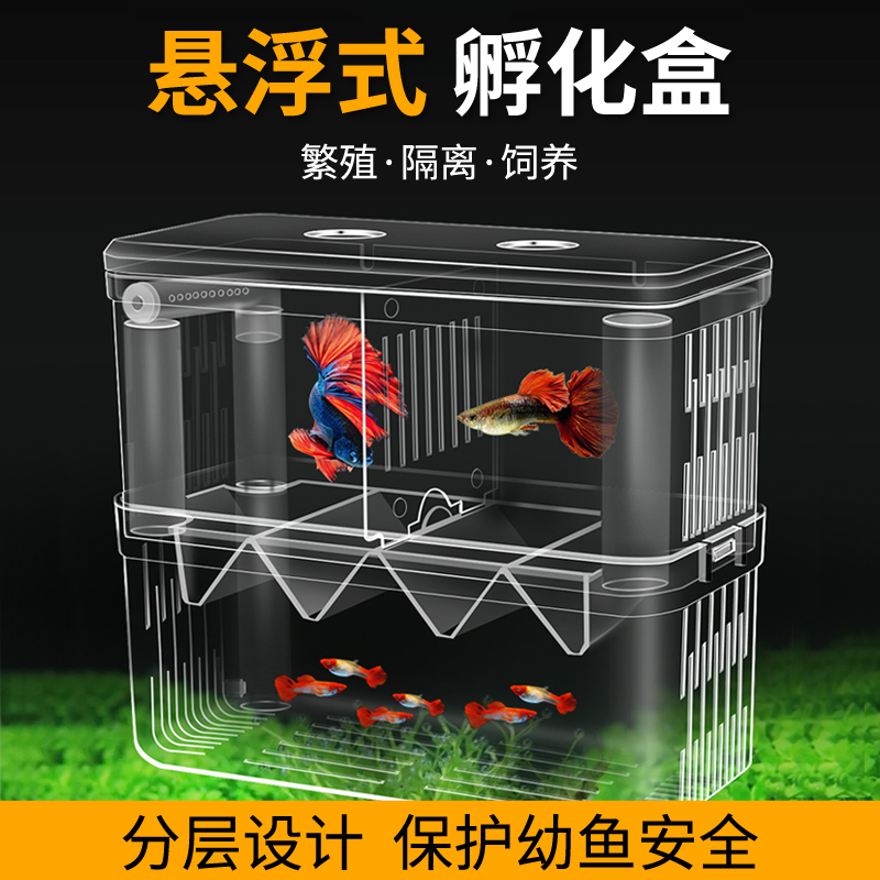 鱼缸孵化盒小鱼苗亚克力隔离盒