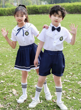 幼儿园园服夏装儿童校服毕业照服