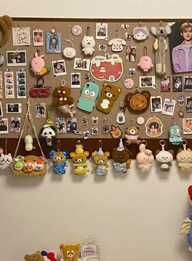 【新家的100个快递】毛毡板墙贴拍立得照片展示墙免打孔留言板