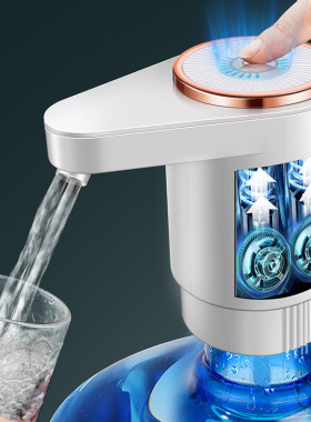 电动桶装水抽水器出水量大双泵