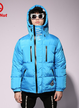 DEVIL NUT恶魔 潮牌 DNS 秋冬秋季新款男女情侣宽松棉服外套 ATY