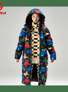 DEVIL NUT潮牌恶魔情侣无性别撞色保暖保暖羽绒服四大天王 ANT