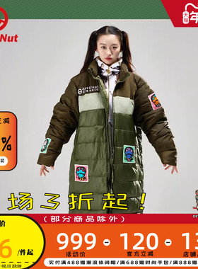 DEVIL NUT潮牌恶魔无性别情侣拳手保暖保暖面包羽绒服-波普 AET