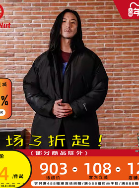 DEVIL NUT潮牌恶魔无性别情侣舒适保暖保暖鹅绒羽绒服-BIB AET