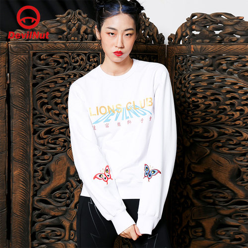 恶魔秋季情侣国潮卫衣