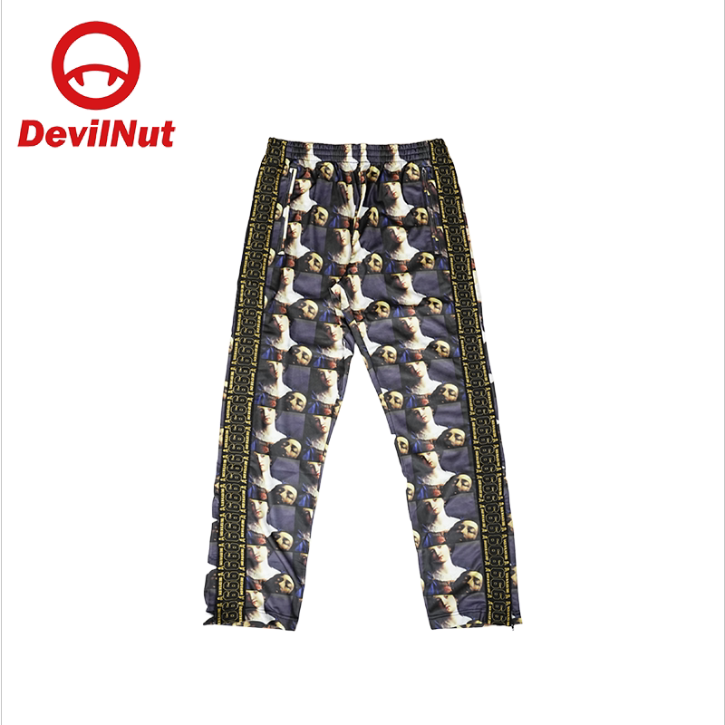 DEVILNUT满印印花潮流休闲裤