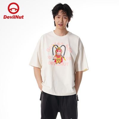 潮牌恶魔25春夏新品短袖T恤