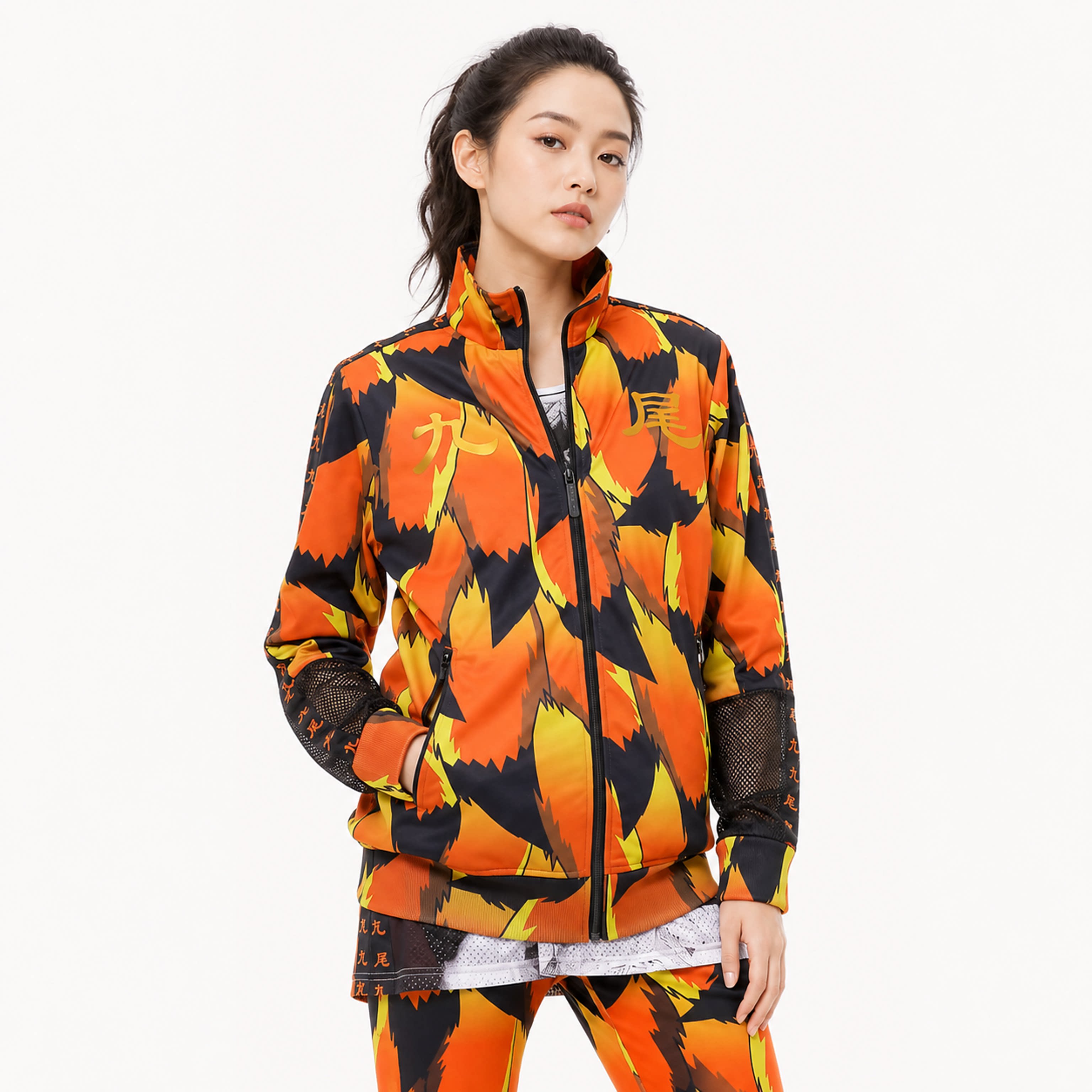 DEVIL NUT潮牌 恶魔 街头 九尾狐迷彩 女式 外套 DNFC SFV