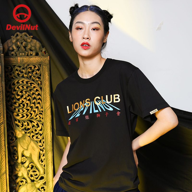 恶魔潮牌春夏新款男女情侣