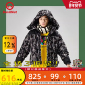亡灵节 DEVIL NUT潮牌恶魔秋冬无性别情侣保暖保暖面包羽绒服 ATY