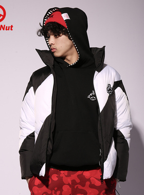 DEVIL NUT潮牌 DNS 恶魔 秋冬秋季新款男女情侣宽松棉服 ATY
