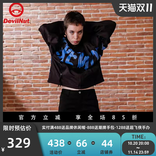 NUT潮牌 BIB 恶魔 极简蝙蝠夹克外套 AET 男女同款 DEVIL
