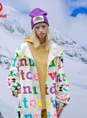 DEVILNUT 潮牌 恶魔 男女同款 配件DN折边冷帽细针帽子 北欧 AET