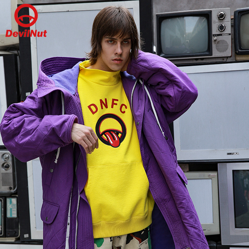 DEVILNUT外套潮牌恶魔保暖加长