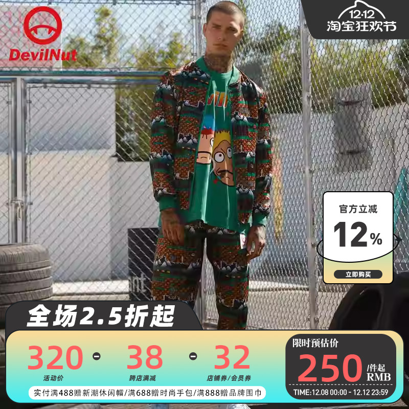 潮牌恶魔外套男女同款