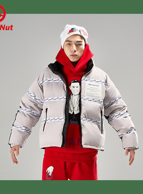 DEVIL NUT潮牌恶魔21秋冬无性别情侣立领保暖保暖短羽绒服ZYL ATO