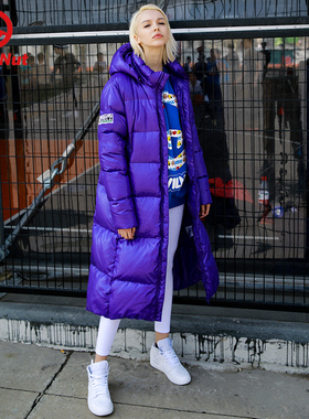 DEVIL NUT恶魔潮牌冬季户外舒适长款保暖保暖羽绒服  AET